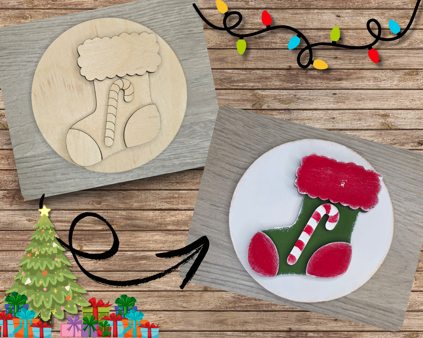 Christmas Stocking Round | #3020