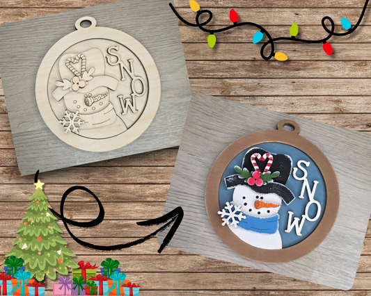 Snowman Ornament | #3019