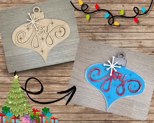 JOY Vintage Ornament | #5352