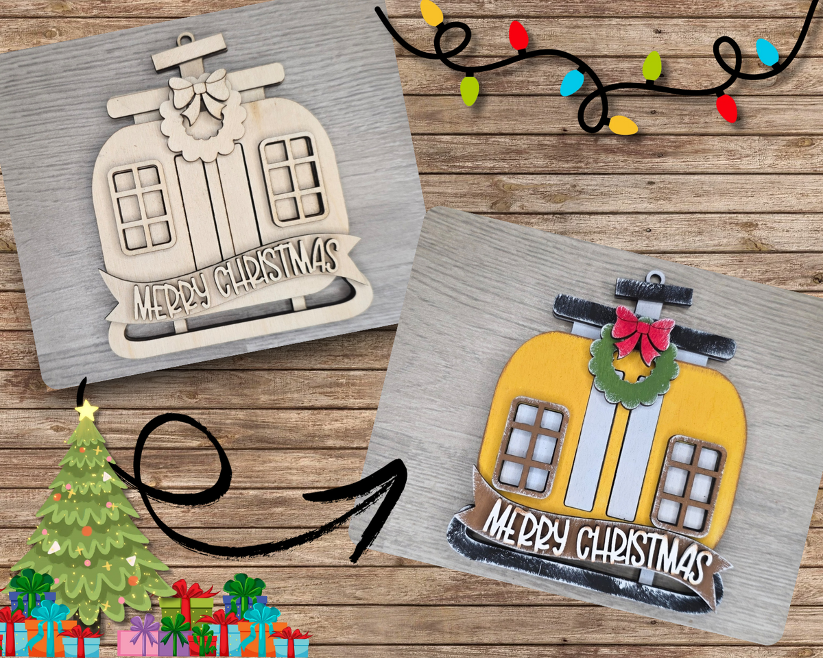 Mountain Gondola Ornament | #5357