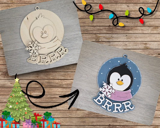 Penguin Christmas Ornament | #3021