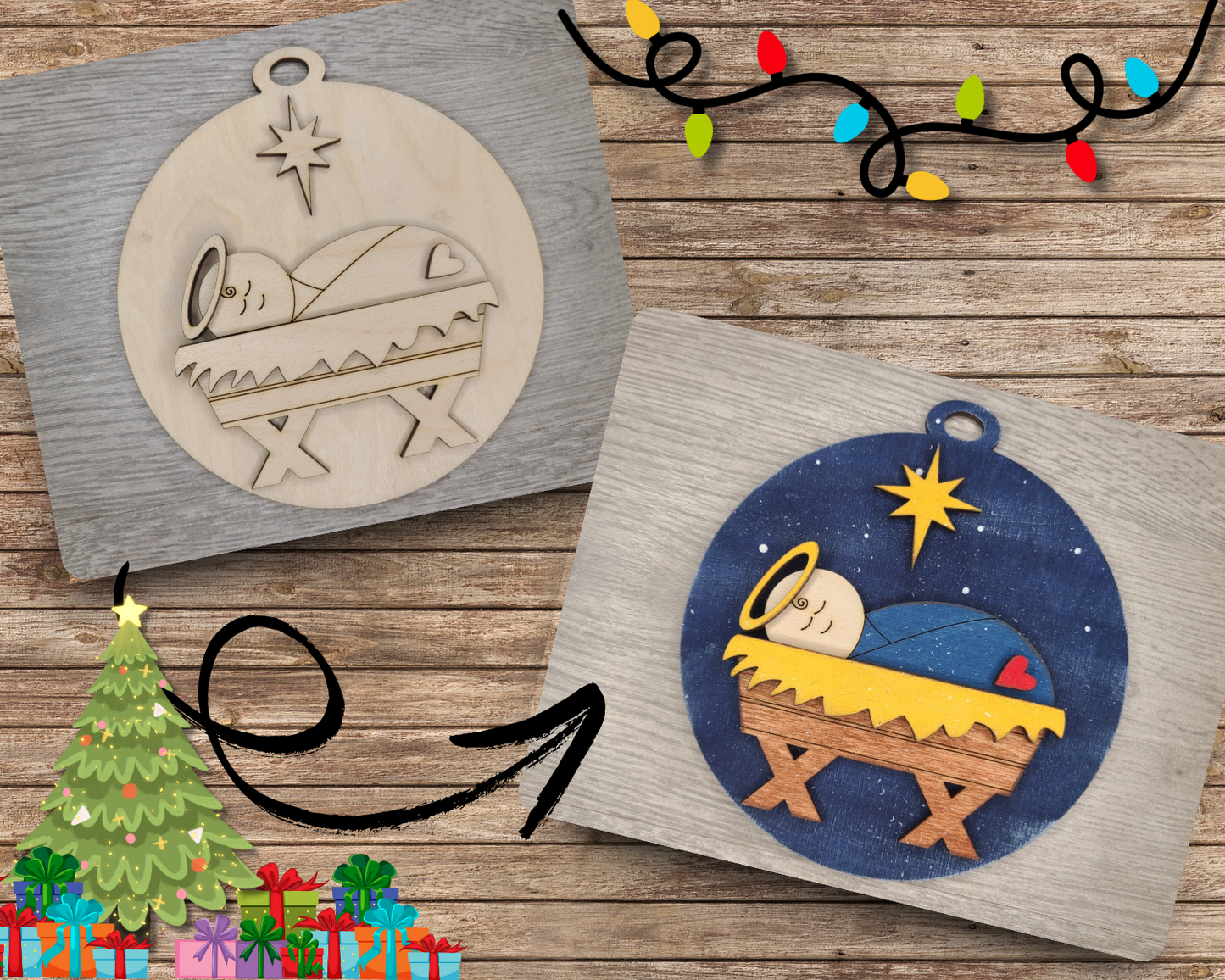 Baby Jesus Ornament | #3892