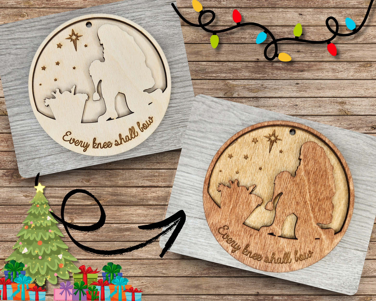 Every Knee Shall Bow Ornament | #4344
