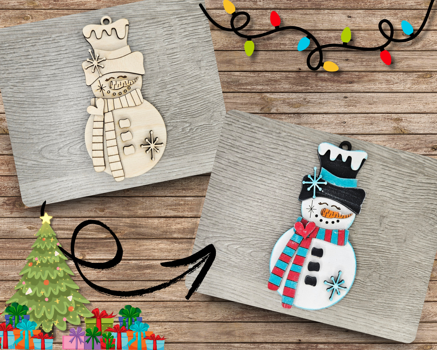 Snowman Ornament | #4609
