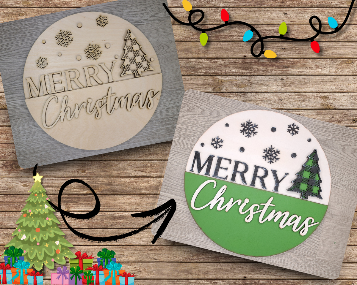Merry Christmas Sign | #3200