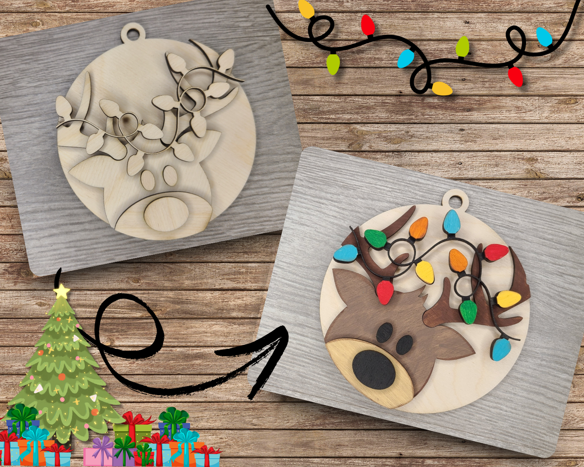 Reindeer Ornament | #3489