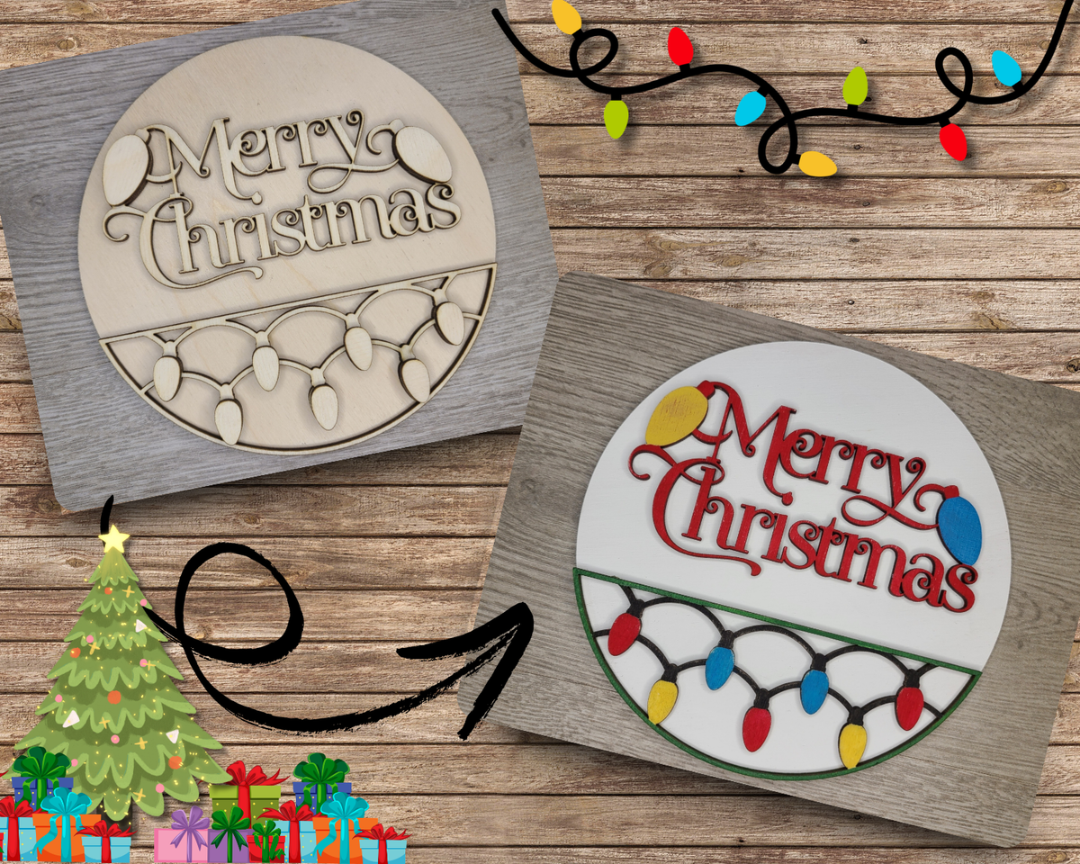 Merry Christmas Sign | #3205