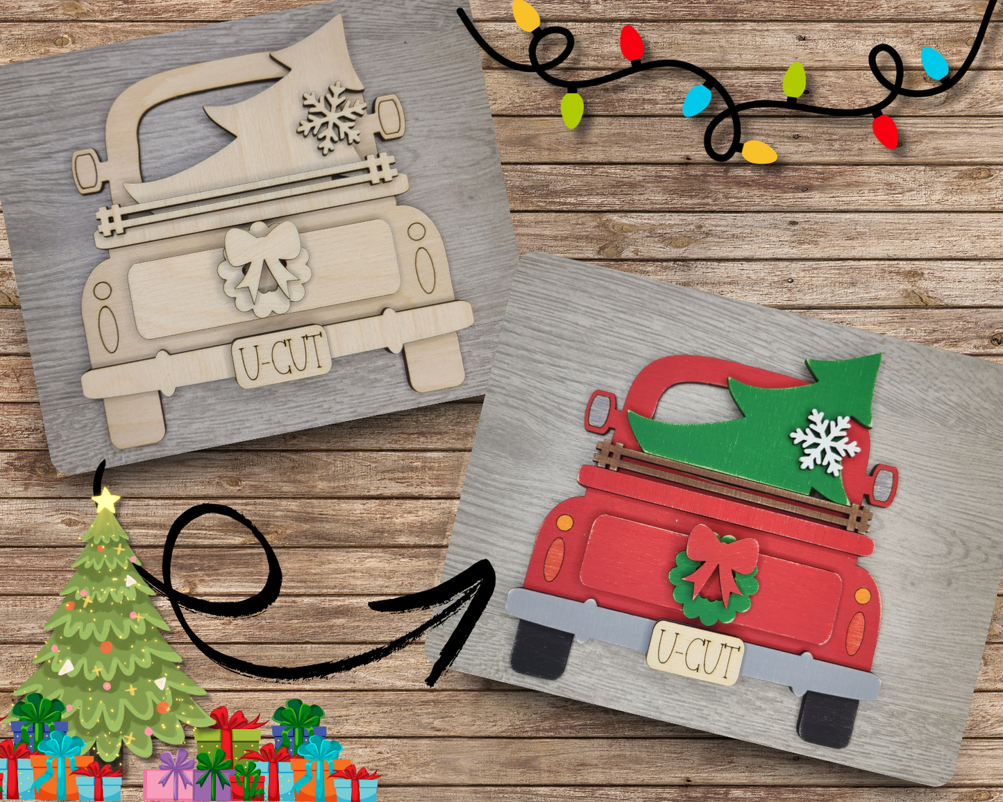 Christmas Tree Truck | #3525