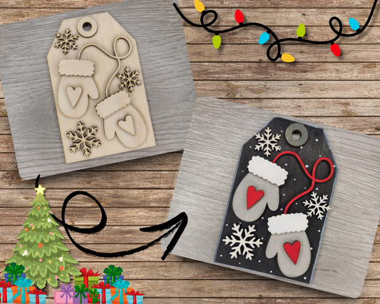 Christmas Mitten Tag | #3777
