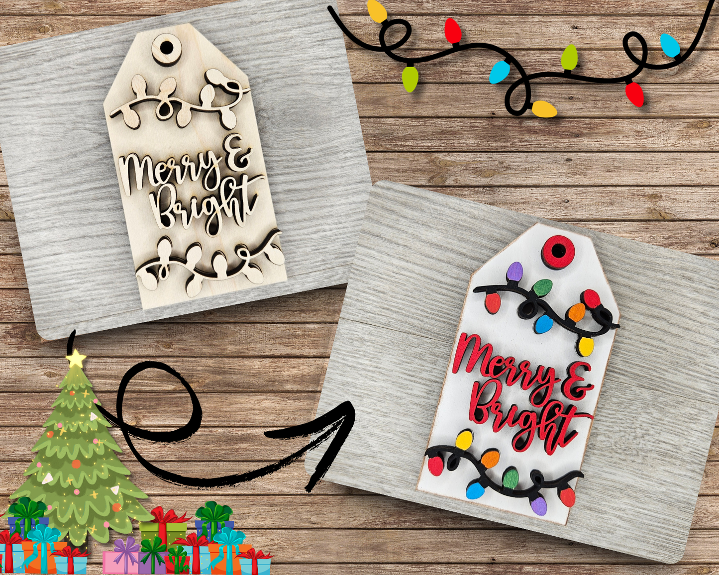Merry & Bright Tag | #4114