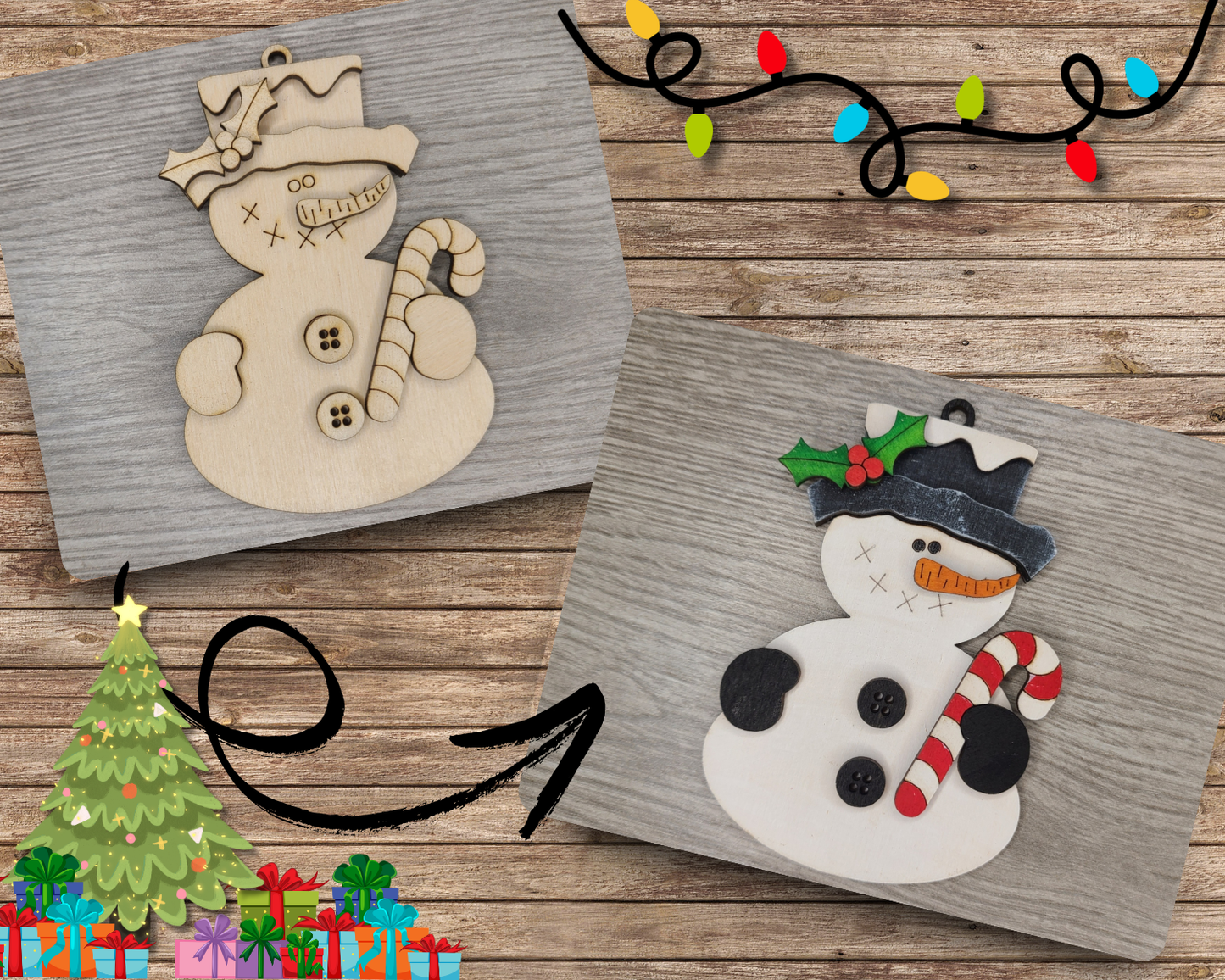 Snowman Ornament  | #3770