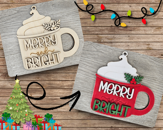 Merry & Bright Ornament | #4253