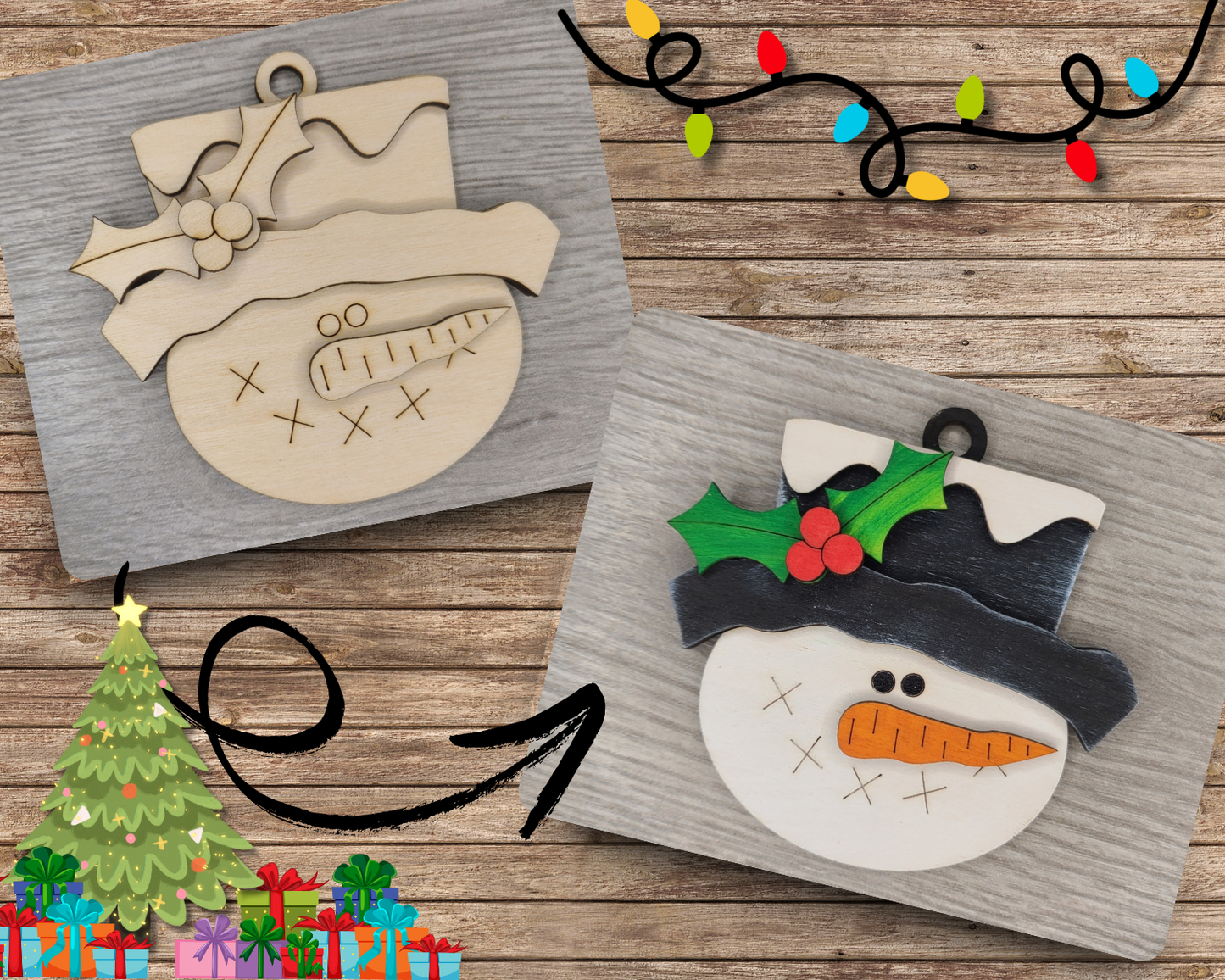 Snowman Ornament | #3771