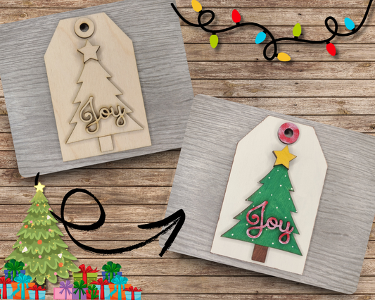 Christmas Tree Tag | #3429