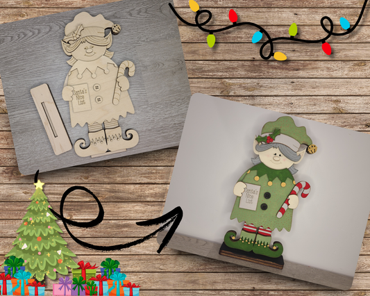 Christmas Elf Shelf Sitter - GIRL - | #30038
