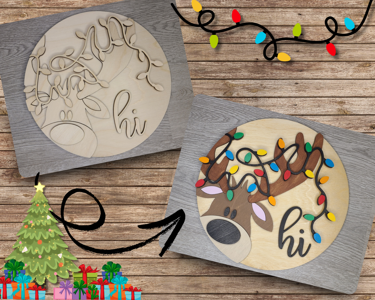 Reindeer Sign | #3701
