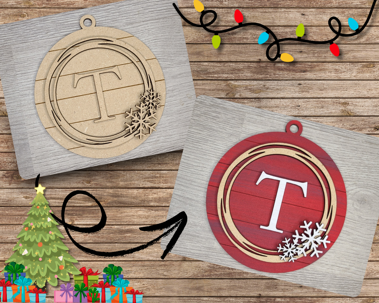 Custom Christmas Ornament | #3182