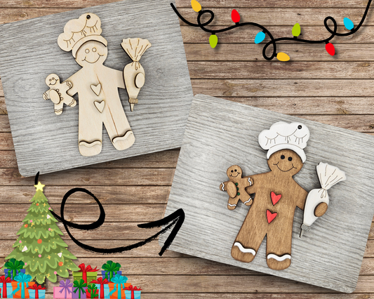 Gingerbread Baker Ornament | #3977