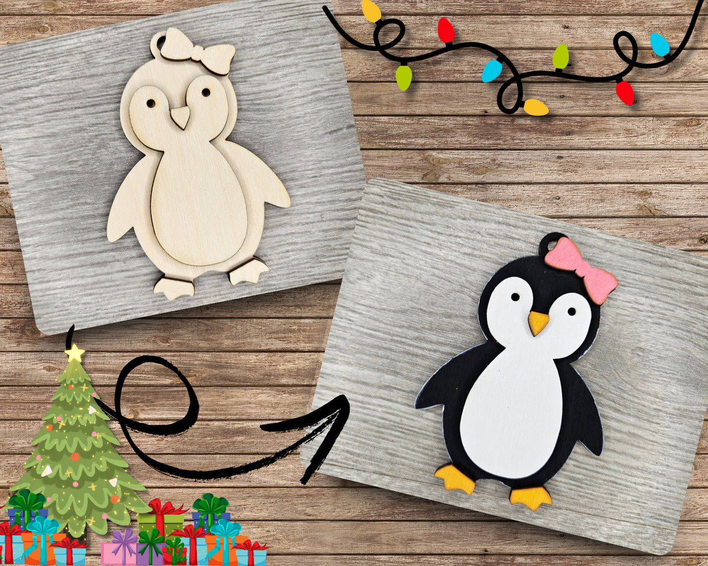Penguin Ornament | #4101