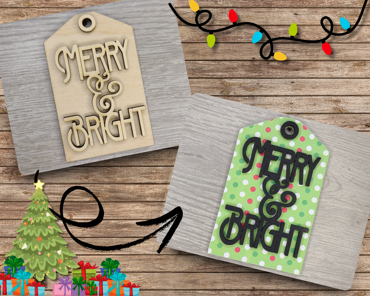 Merry & Bright Tag | #3523