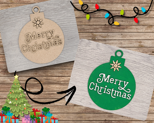 Merry Christmas Ornament | #2805