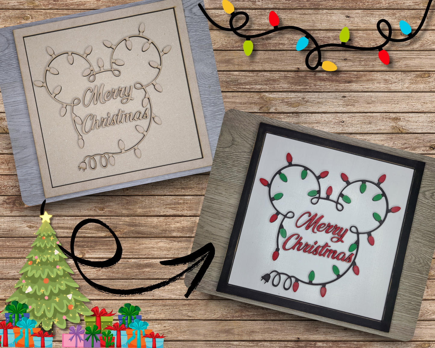 Christmas Lights Sign |  #3239