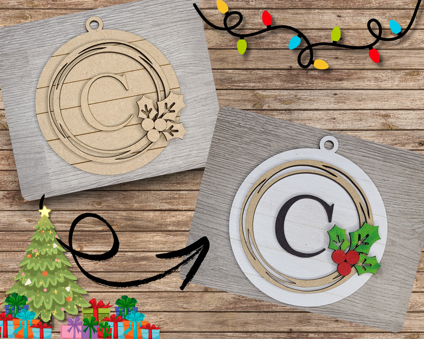 Custom Christmas Ornament | #3183