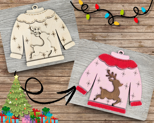 Ugly Sweater Ornament | #3808