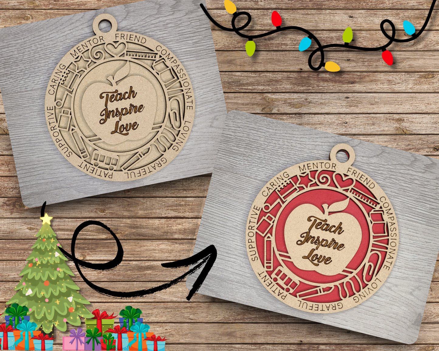 Teacher Ornament | #3055