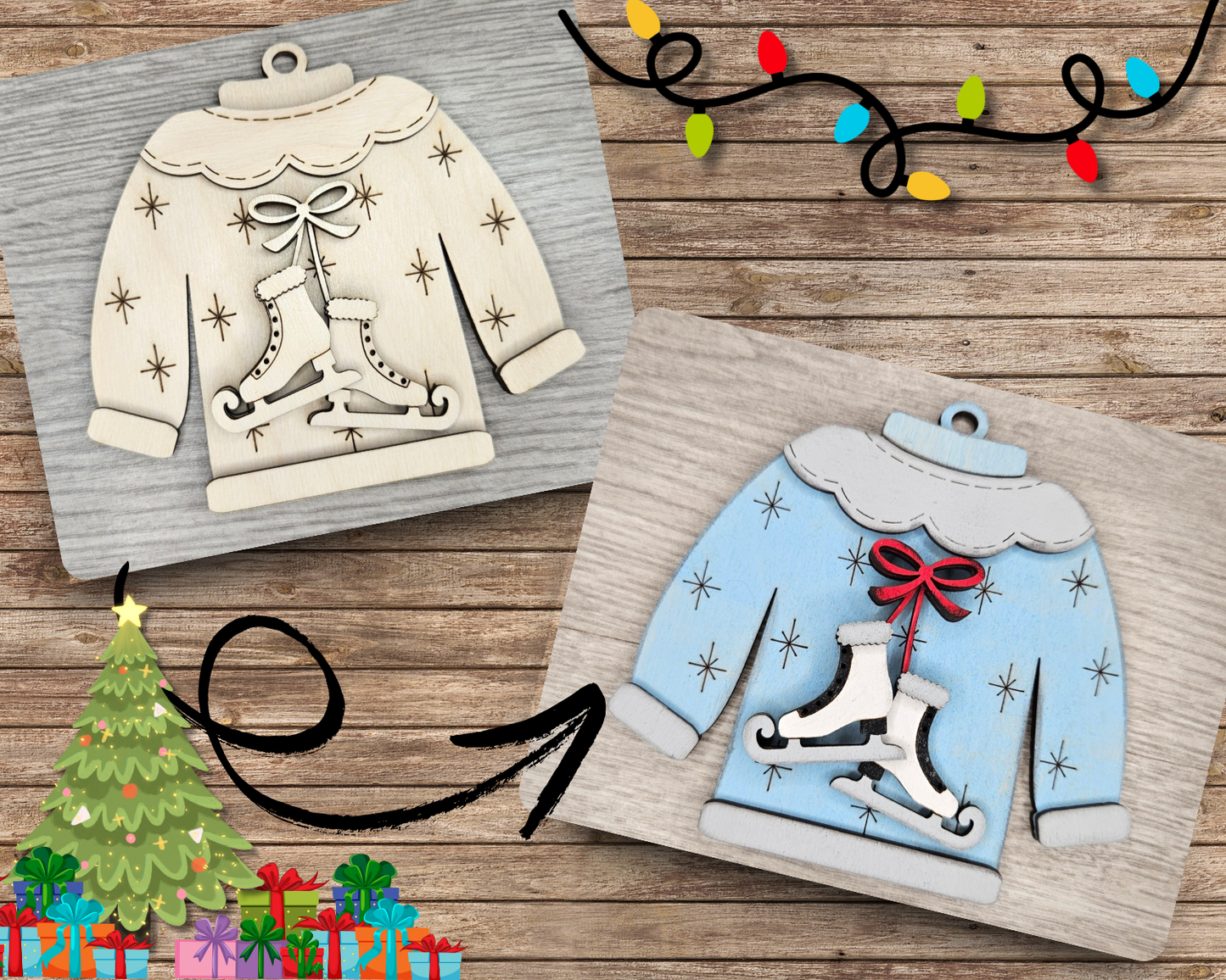 Ugly Sweater Ornament | #3812