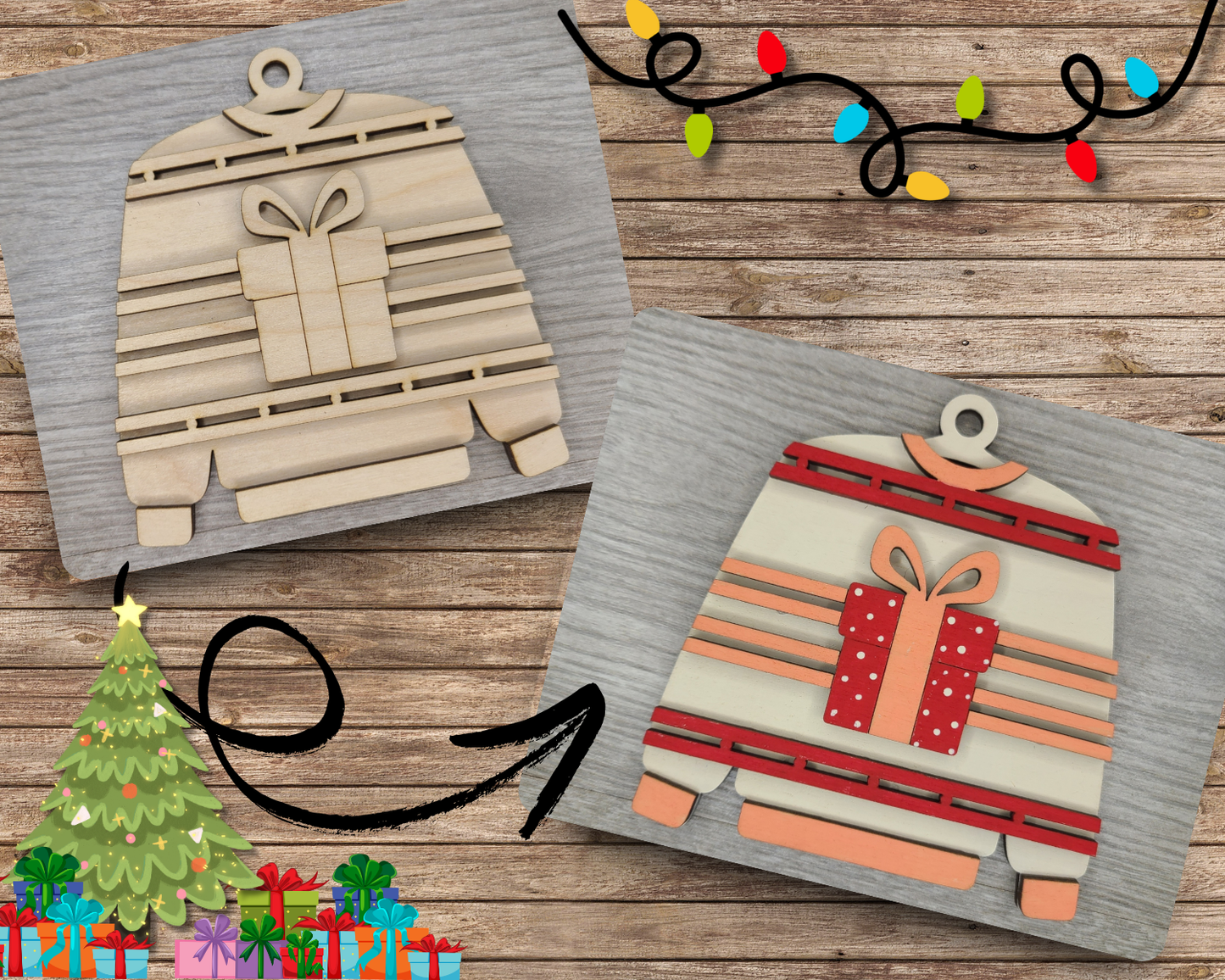 Ugly Sweater Ornament | #3805