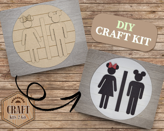 Bathroom Sign | #3029