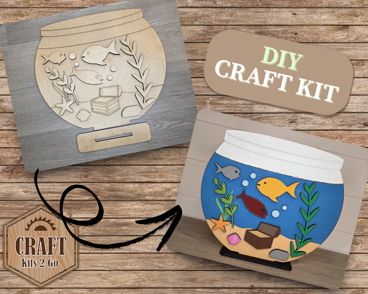Fish Bowl Shelf Sitter | #4970