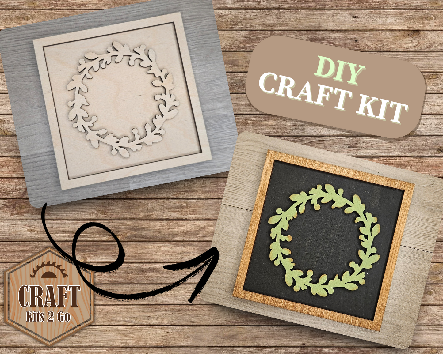 Framed Wreath | #4802