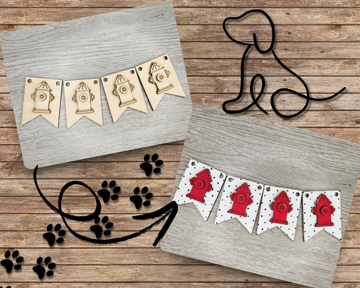 Fire Hydrant Bunting | #4262