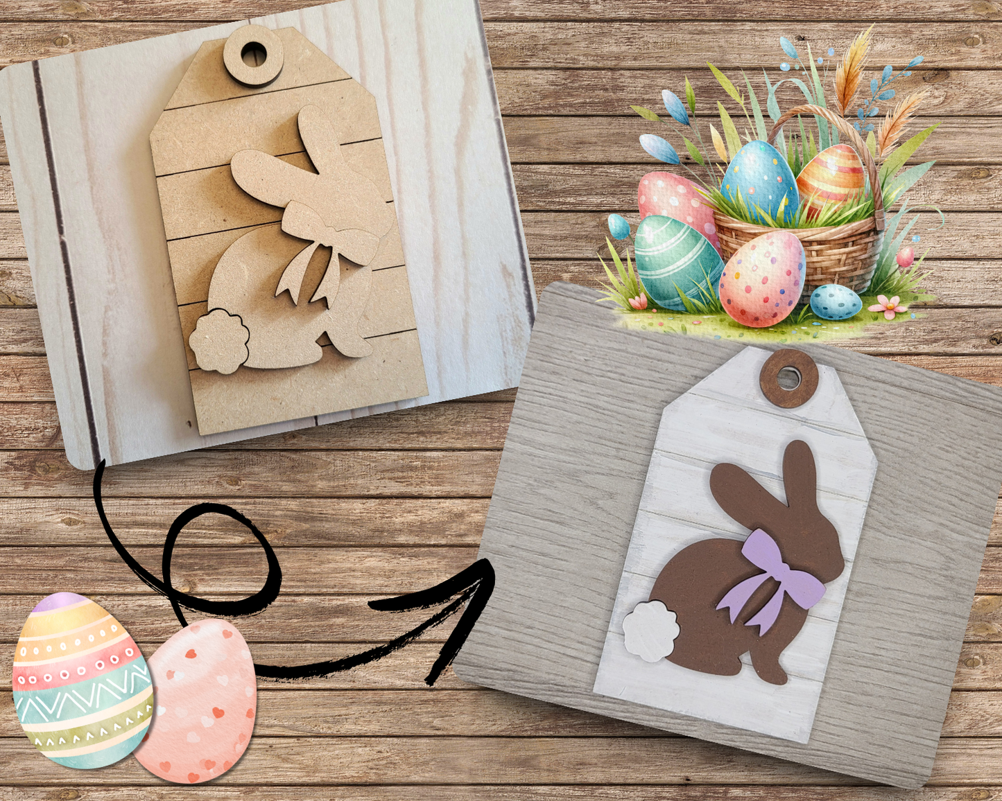 Easter Bunny Tag | #2558