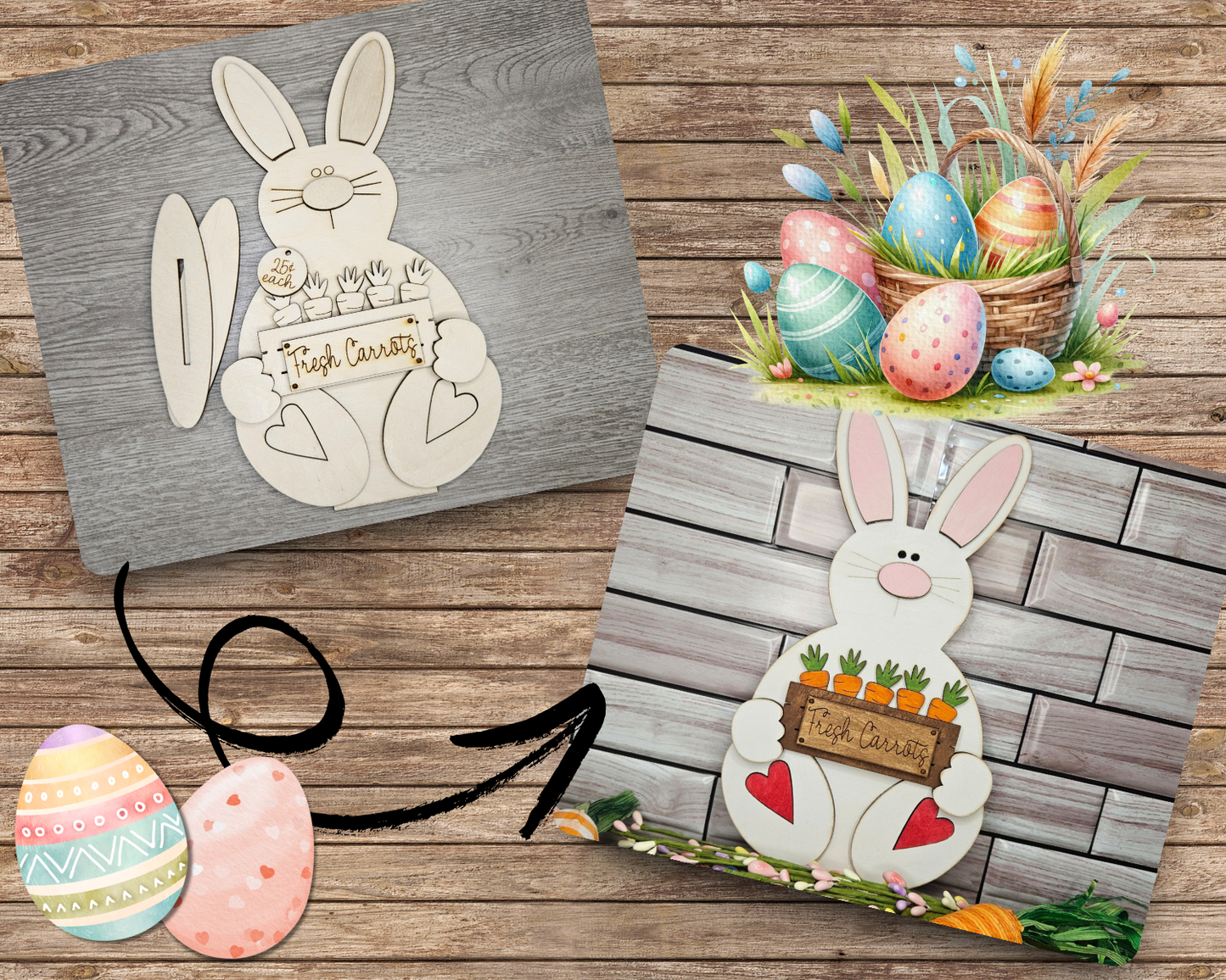 Easter Bunny Shelf Sitter | #3969