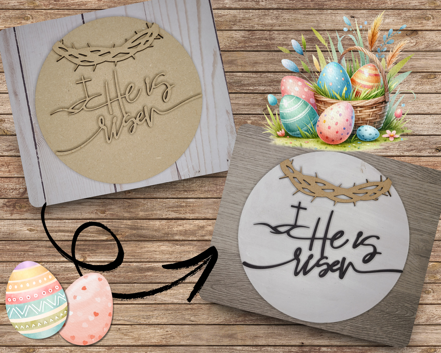 He is Risen Sign | #2603