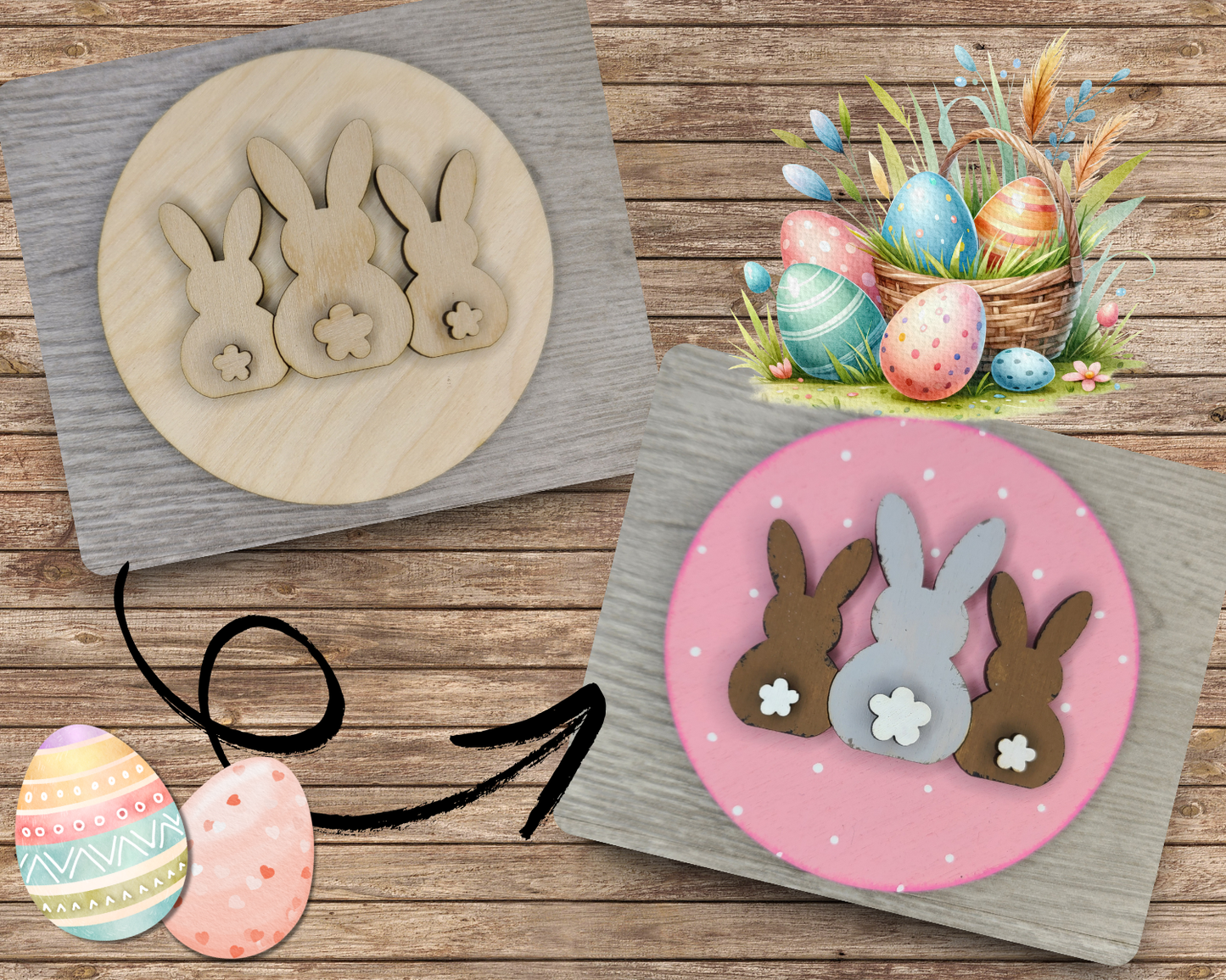 Easter Bunny Butts | #3608