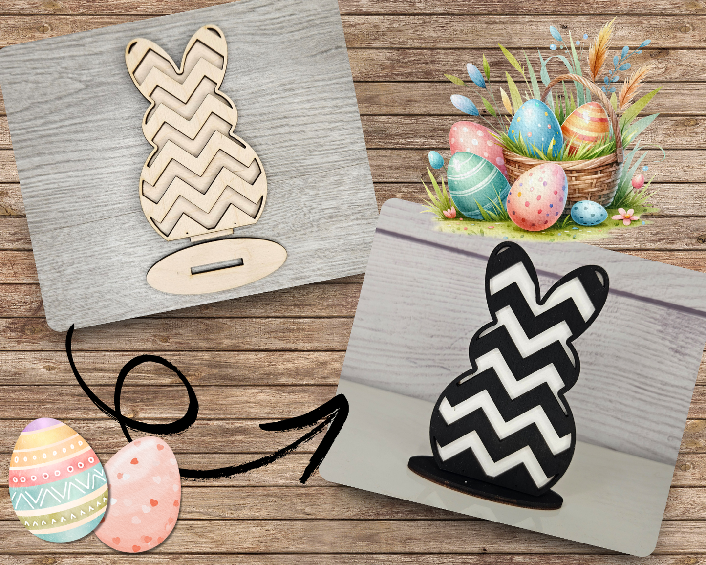 Easter Bunny Shelf Sitter | #4397