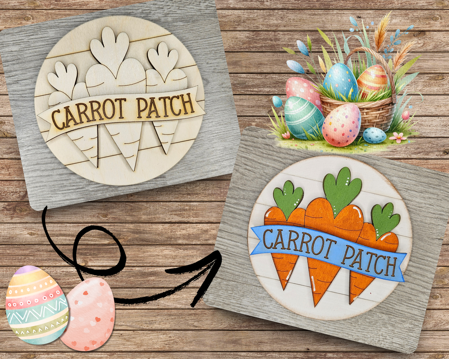 Carrot Patch Sign | #4090