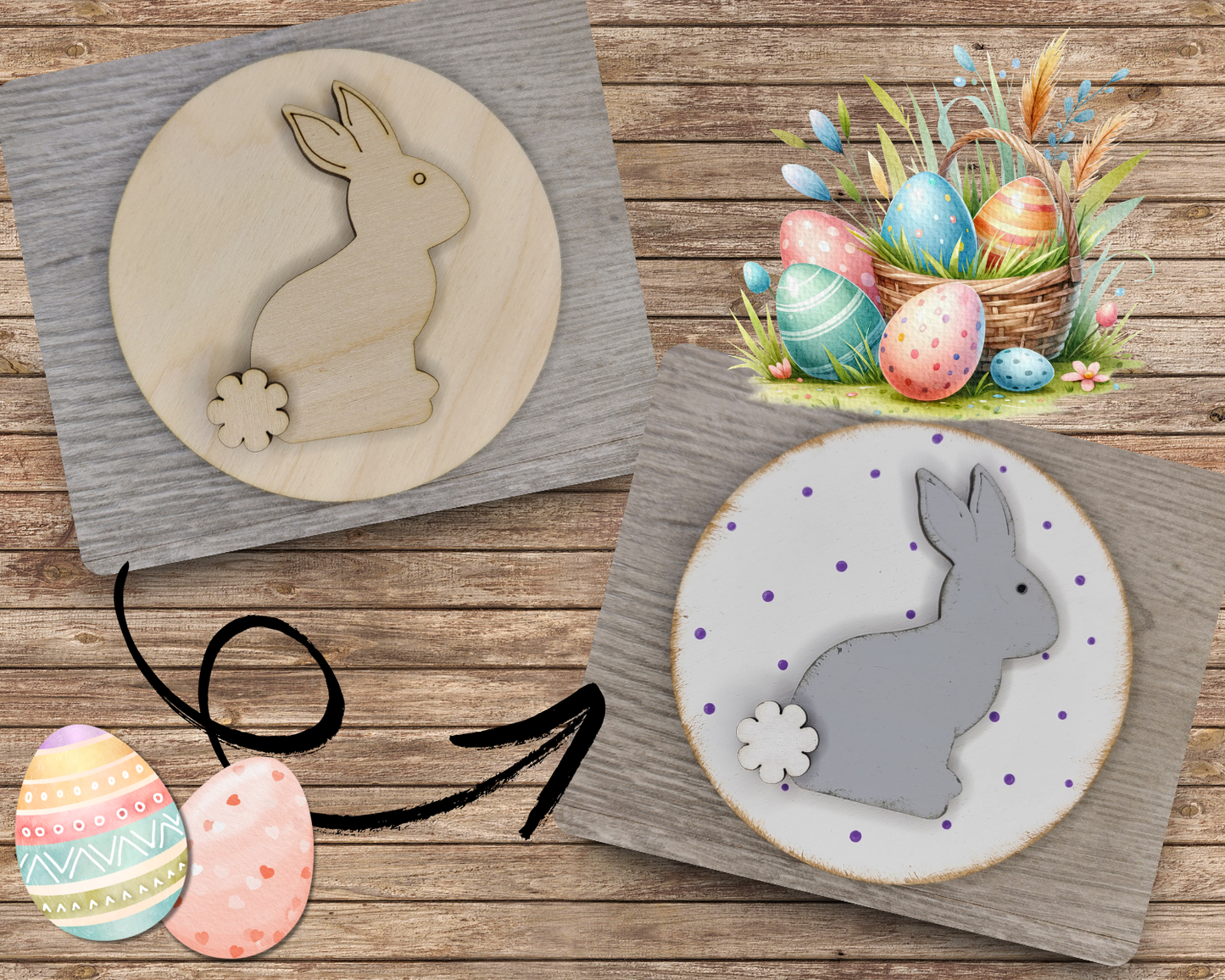 Easter Bunny Round | #3612