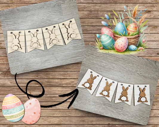 Easter Bunny Bunting | #3995