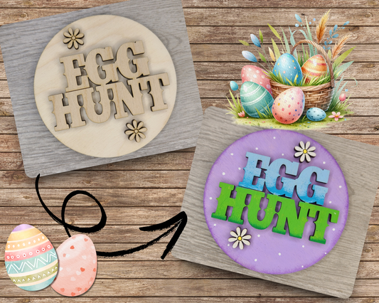 Easter Egg Hunt Sign | #3610