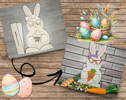 Easter Bunny Shelf Sitter - GIRL | #3981