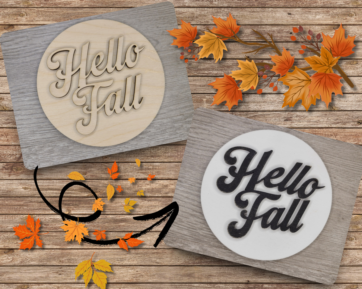 Hello Fall Round | #3539