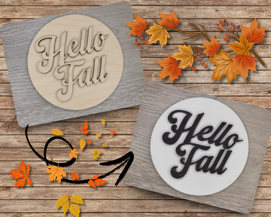 Hello Fall Round | #3539