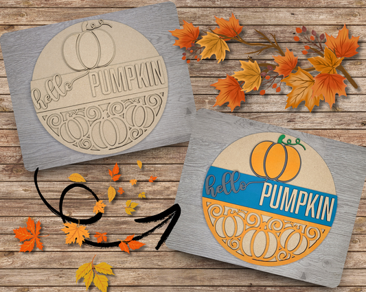 Hello Fall Sign | #3101