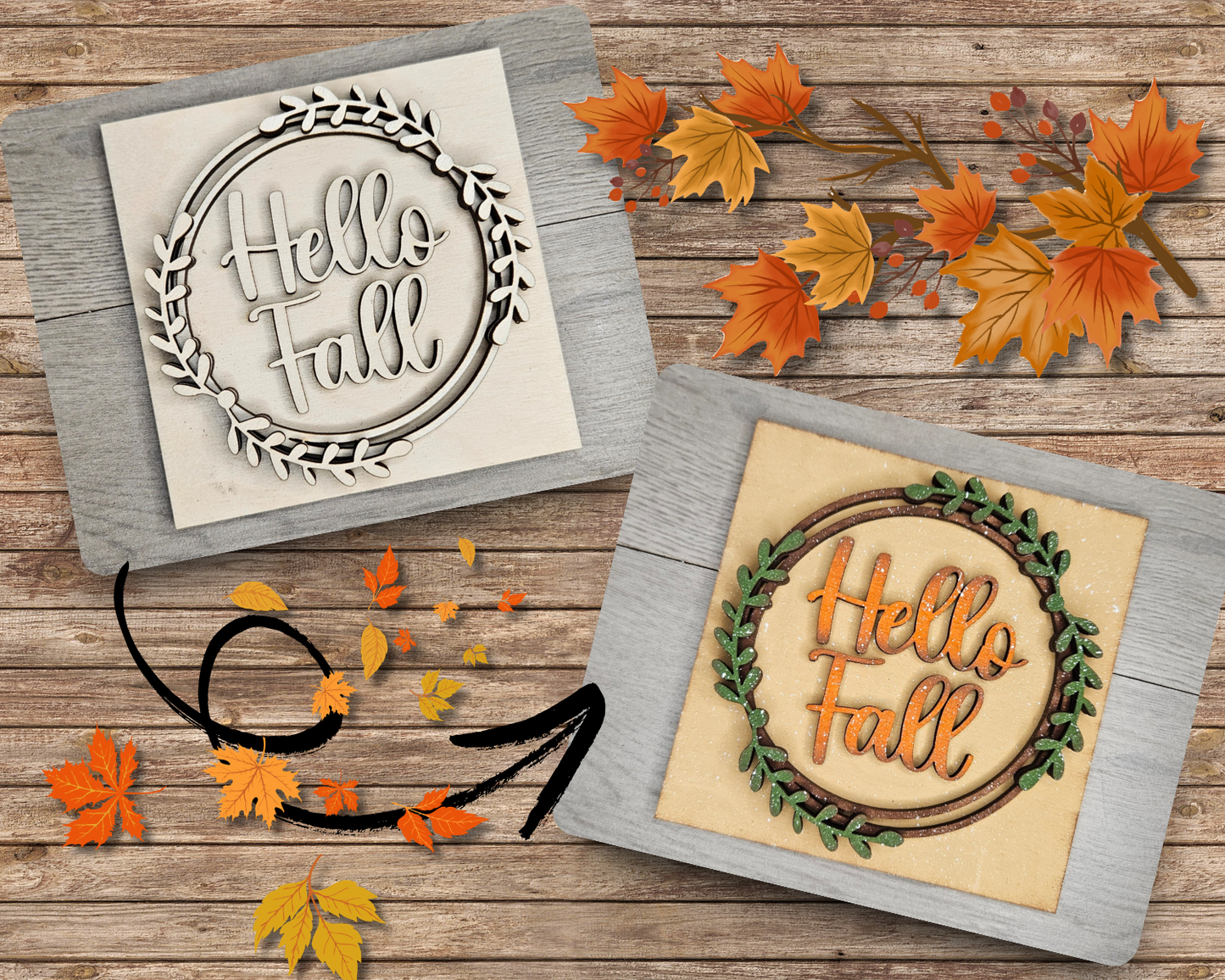 Hello Fall Wreath | #4911