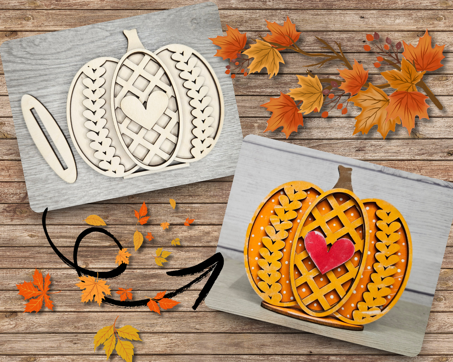 Sweater Pumpkin Shelf Sitter | #4418